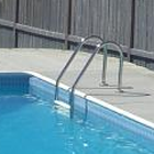 Heated, outdoor pool